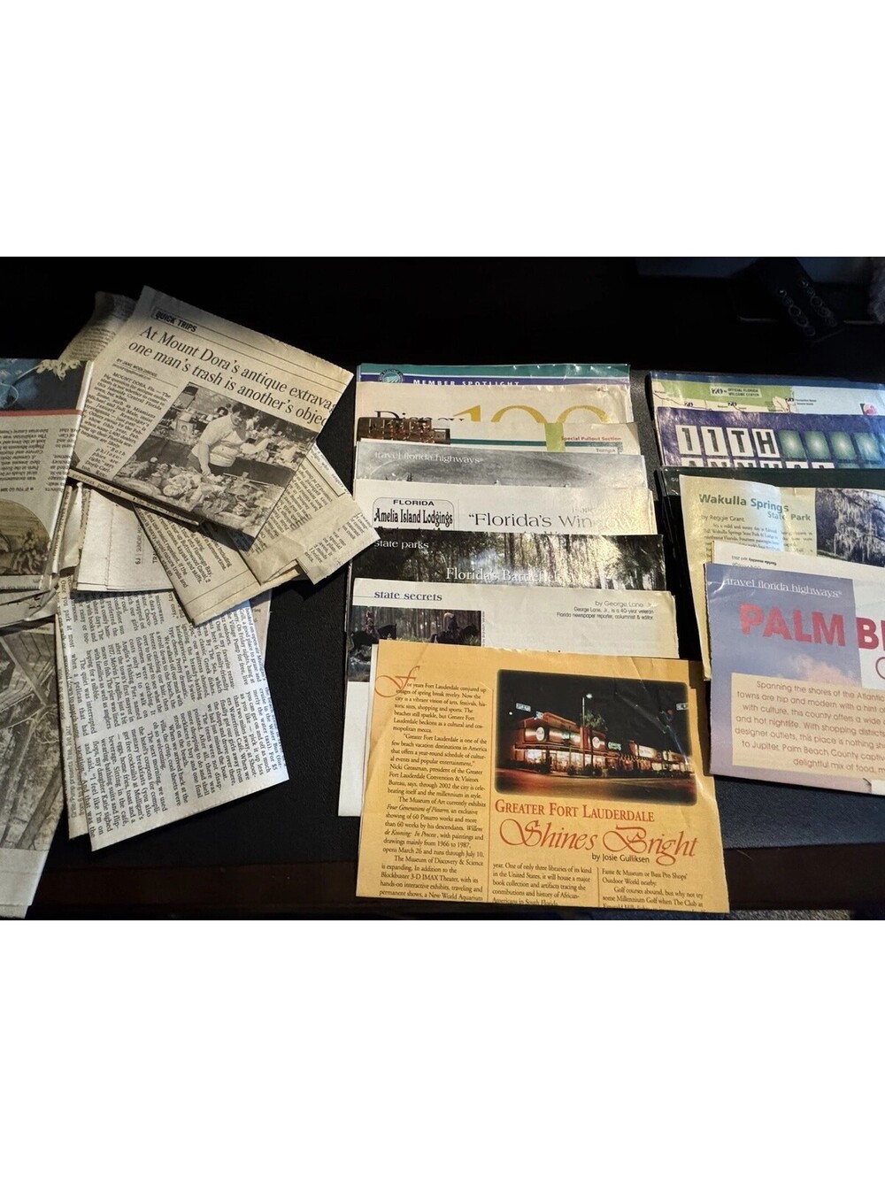 Huge Ephemera Lot - Florida - Dated Early 2000s